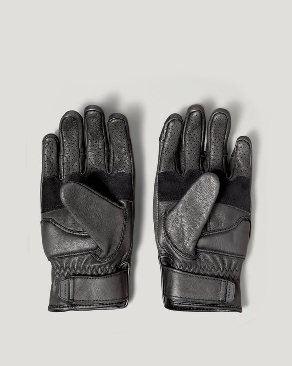 Men's Calf Leather Hampstead Glove in Black | Belstaff ROW