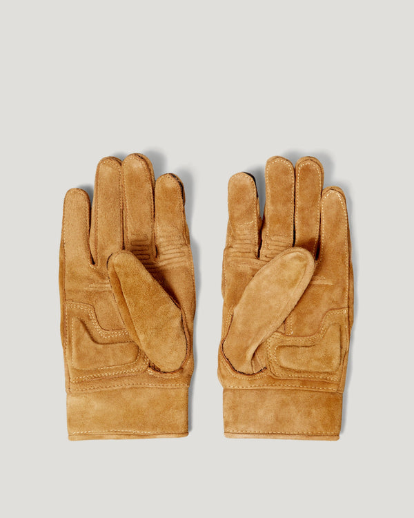 Men's Goatskin Suede Montgomery Glove in Sand | Belstaff ROW