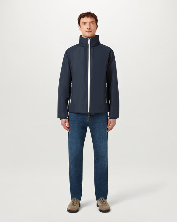 Men's 3L Mountain Shell Eiger Jacket in Dark Ink | Belstaff US