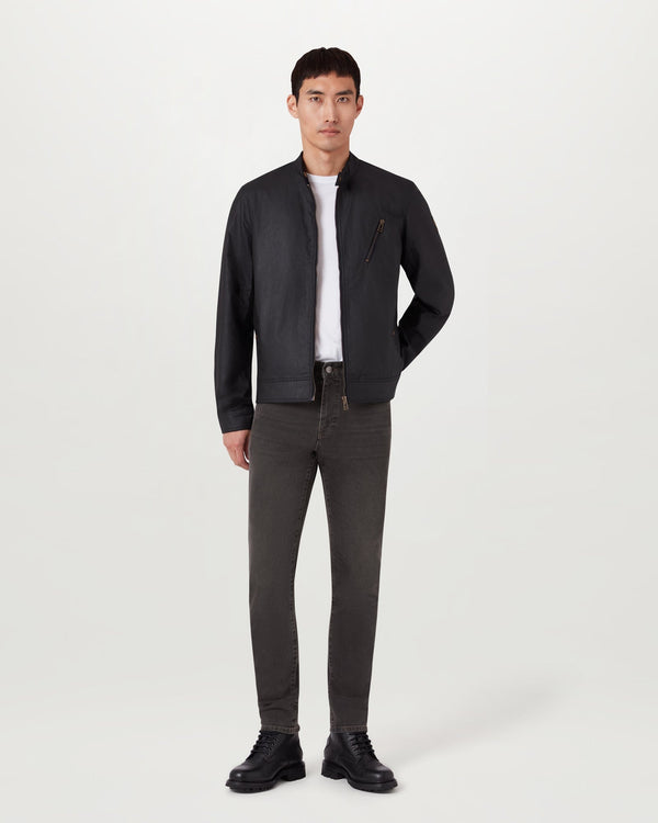 Men's StoneWashed Stretch Denim B81 Jean in Washed Black | Belstaff ROW