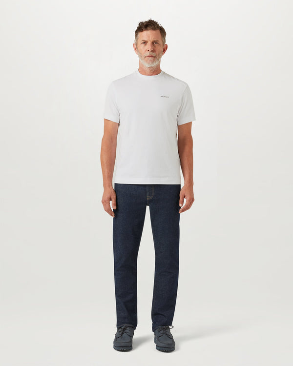 Men's Cotton Jersey Alloy T-Shirt in White | Belstaff ROW