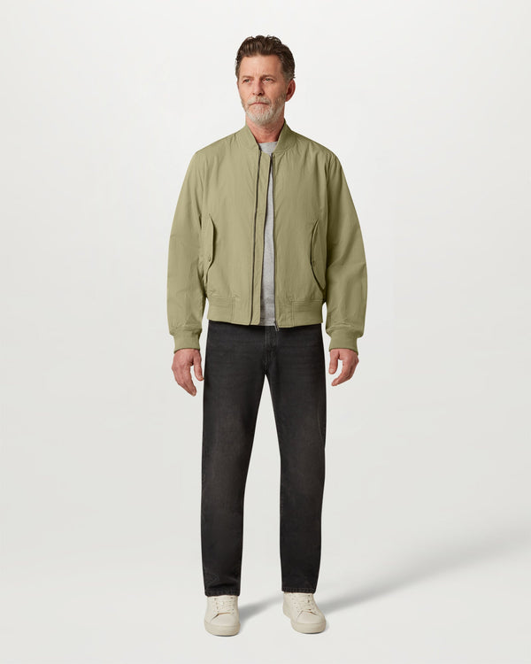 Men's Compact Technical Cotton Carrier Jacket in Fatigue Green | Belstaff US