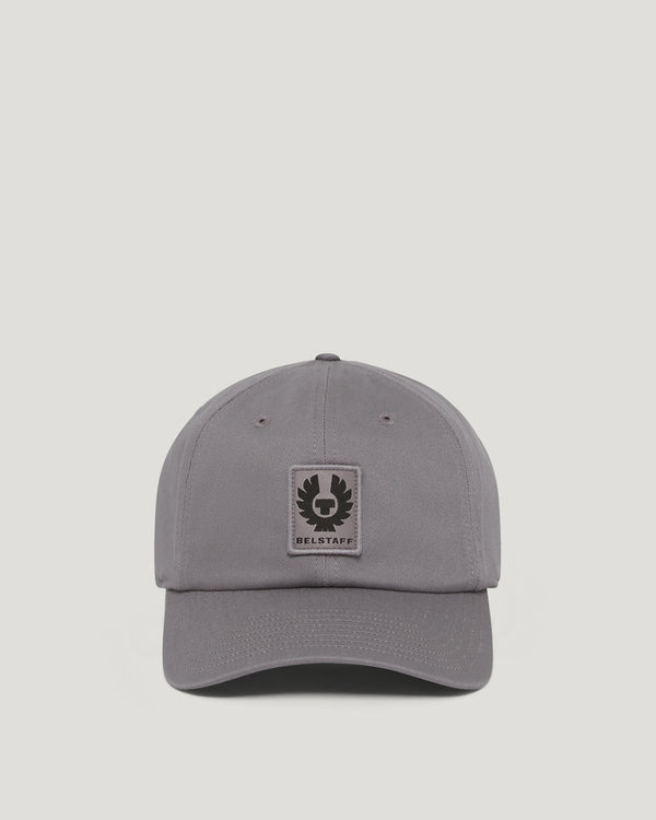 Unisex Cotton Phoenix Logo Cap in Faded Indigo | Belstaff US