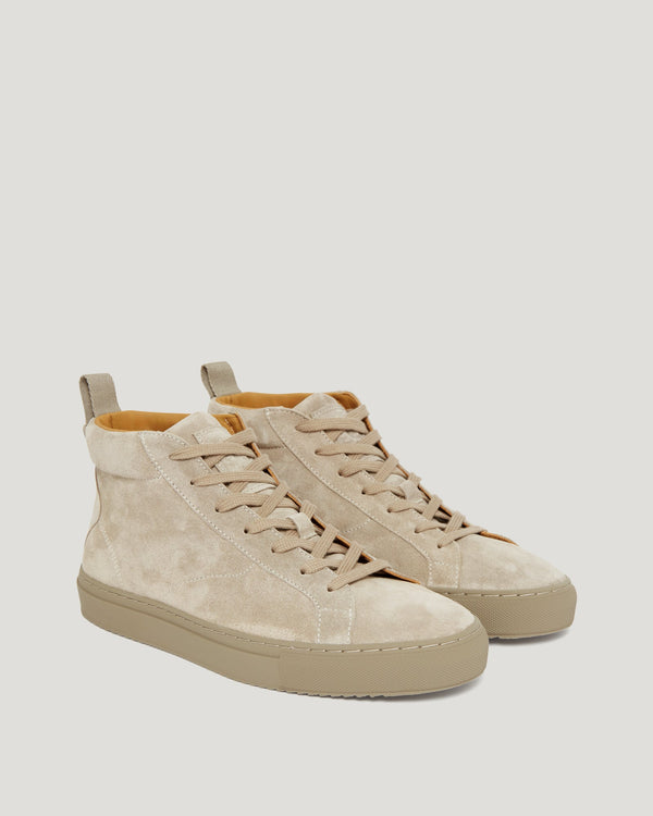 Men's Suede Forber Trainer in Fossil | Belstaff ROW