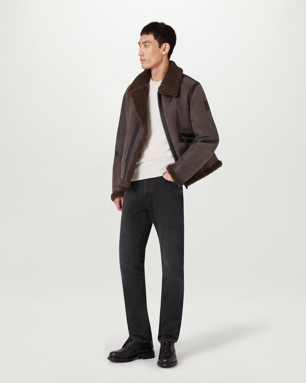 Men's Washed Denim B69 Jean in Washed Black | Belstaff ROW