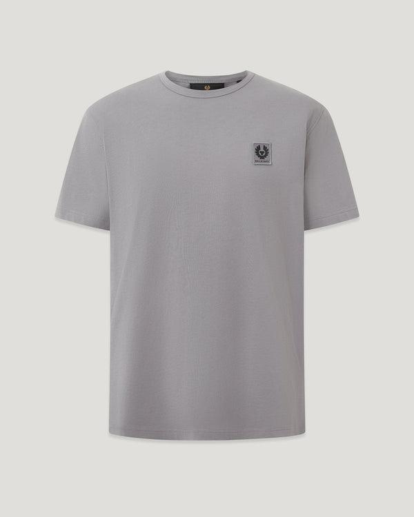 Men's Cotton Jersey Belstaff T-Shirt in Faded Indigo | Belstaff US