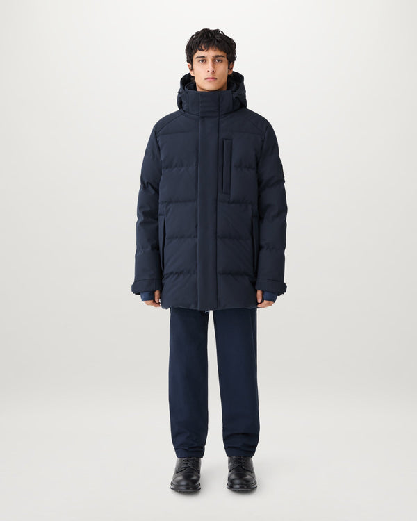 Men's Nylon Shell Pendulum Jacket in Dark Ink | Belstaff ROW