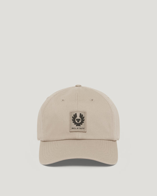 Unisex Cotton Phoenix Logo Cap in Dark Sand | Belstaff US