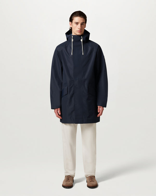 Men's 3L Mountain Shell Annapurna Parka in Dark Ink | Belstaff US