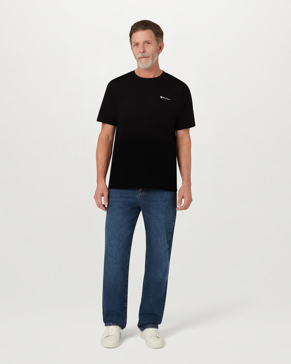 Men's Cotton 3 Pack T-Shirt in Black / Dark Ink / White | Belstaff ROW