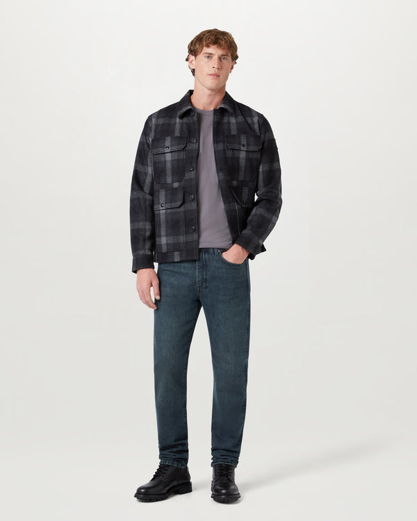 Men's Washed Denim B69 Jean in Blue Black | Belstaff ROW