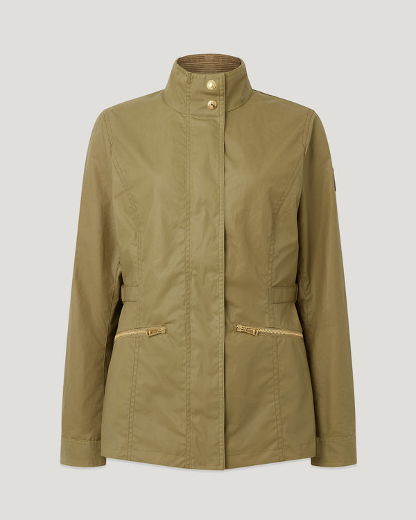 Women's Waxed Cotton Madison Jacket in Dark Dune | Belstaff US