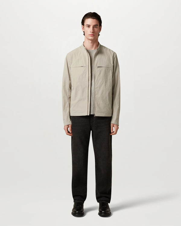 Men's Alpha Nylon Grid Jacket in Dark Sand | Belstaff US