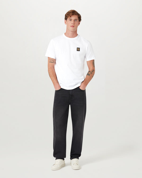 Men's Cotton Jersey Belstaff T-Shirt in White | Belstaff ROW